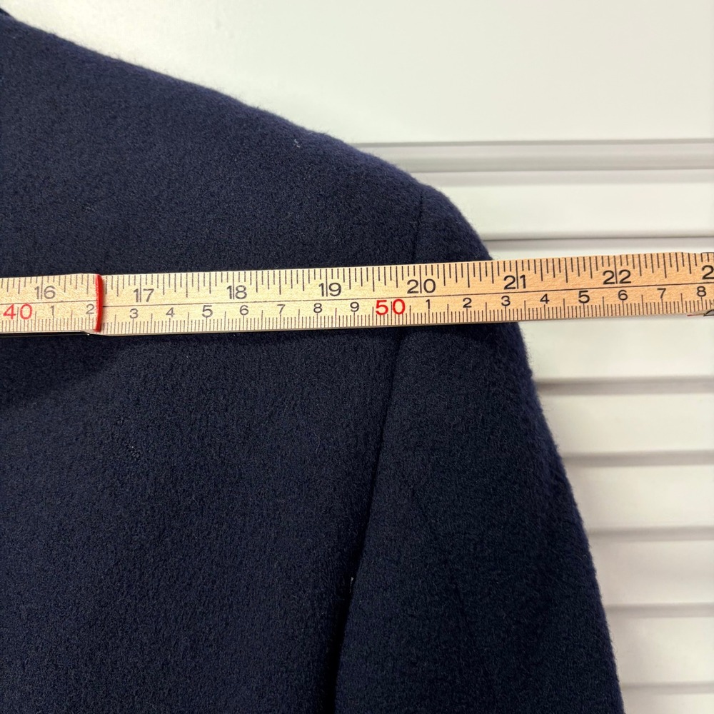 Gieves & Hawkes Savile Row Navy Blue 100% Cashmere Blazer Gold Buttons 43L - Picture 12 of 16